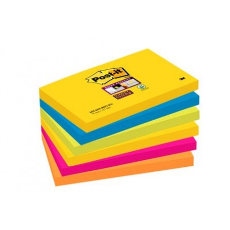 Post-It 655-6SS-RIO-EU pouch autoadesiva Rettangolo Multicolore 90 fogli (28064)