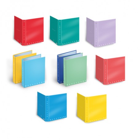 Pigna Cartella 4 Anelli F.To A4 Monocromo (001196330)