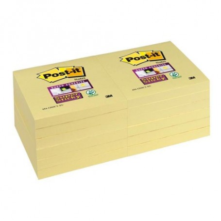Post-It 654-6SSCY pouch autoadesiva Quadrato Giallo 90 fogli (81369)
