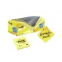 3M 654Y-20 pouch autoadesiva Quadrato Giallo 100 fogli (81563)