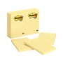 Post-It Notes, 4 in x 6 in, Canary Yellow, Lined, 12 Pads/Pack pouch autoadesiva Giallo 100 fogli (70208)