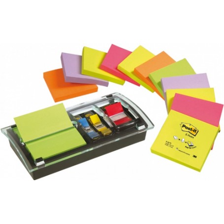 Post-It DS 100 VP Speciale Nero, Trasparente (40455)