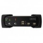 Digitus DVI-Audio-USB, 2-port switch per keyboard-video-mouse (kvm) Nero (DS-12820)