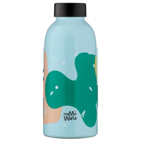 Mama Wata Insulated Uso quotidiano 470 ml Blu, Verde, Giallo (359S)