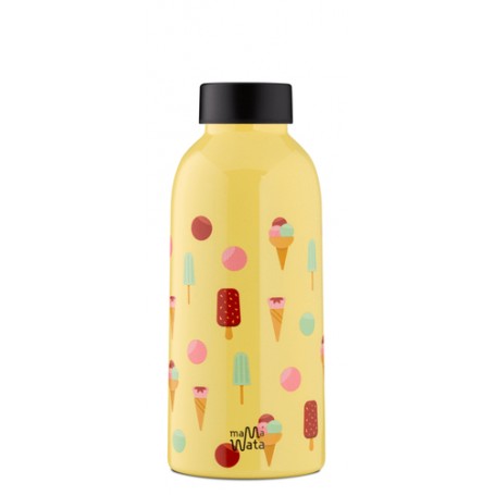 Mama Wata 746A borraccia Uso quotidiano 470 ml Metallo, Plastica Giallo (748S)