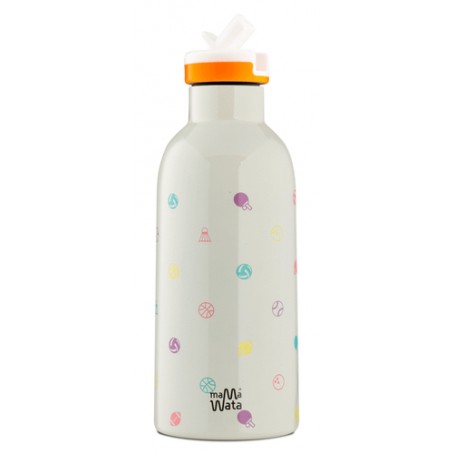 Mama Wata 731A borraccia Uso quotidiano, Sport 470 ml Metallo, Plastica Multicolore (733S)