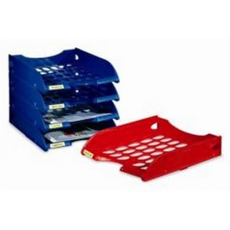 Fellowes E040ROS vassoio da scrivania Plastica Rosso (E040RO)