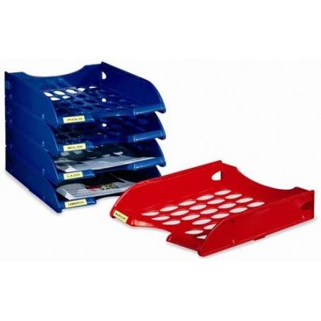 Fellowes E040TR vassoio da scrivania Plastica Rosso (E040TR)