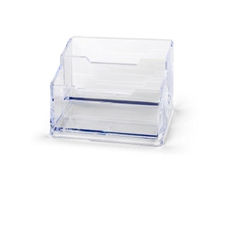 Lebez 80182 portabiglietti da visita Acrilico Trasparente (80182)