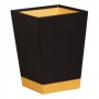 Rhodia Waste Bin Rettangolare Finta pelle Nero, Arancione (118826C)