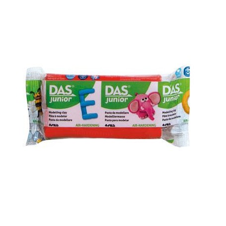 DAS JUNIOR Pasta modellabile 100 g Rosso (349302)