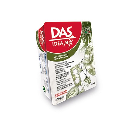 DAS Idea Mix Argilla da modellazione 100 g Verde 1 pz (342004)