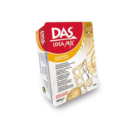 DAS Idea Mix Argilla da modellazione 100 g Giallo 1 pz (342001)