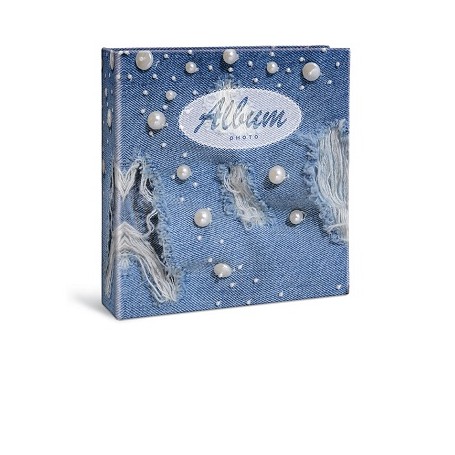 Lebez 80460 album fotografico e portalistino Blu, Bianco 100 fogli 130 x 190 (80460)