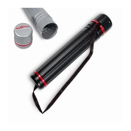 Niji 3089 tubo portadocumento 10,5 cm Nero Plastica (3089)