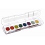 FILA Scatola 8 Acquerelli Giotto Glitter - Confezione Da 8 Pastiglie Di Colori Glitter Ed 1 Pennello Giotto Serie 400 P (331200)