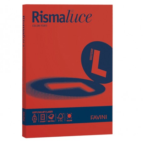 Favini Rismaluce carta inkjet A4 (210x297 mm) 100 fogli Rosso (A69C144)
