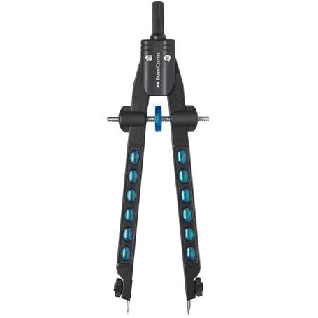 Faber-Castell 174340 compasso Nero, Blu 1 pz (174340)