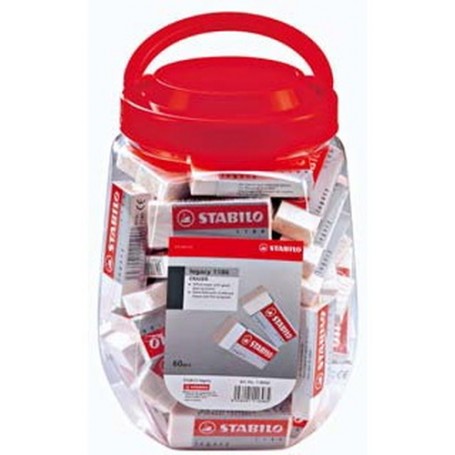 STABILO 118660 gomma per cancellare Multicolore 60 pz (118660)