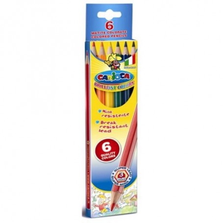 Carioca Hexagonal pastello colorato Multi 6 pz (41256)