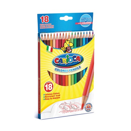 Carioca Hexagonal pastello colorato Multi 18 pz (41865)