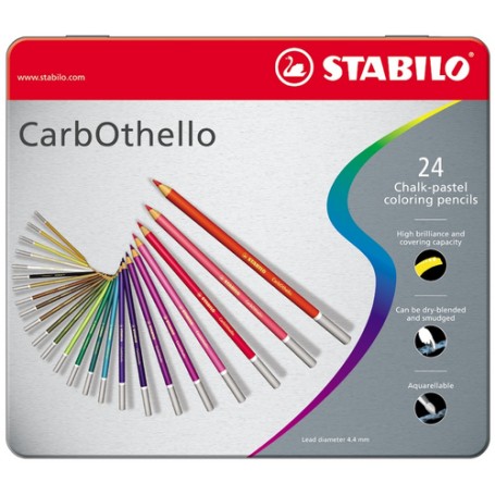 STABILO CarbOthello pastello colorato 24 pz (1424-6)