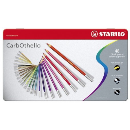 STABILO CarbOthello pastello colorato Multicolore 48 pz (1448-6)