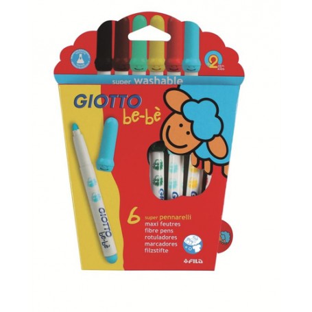 FILA Astuccio 6 Pennarelli Giotto Bebe' (466600)