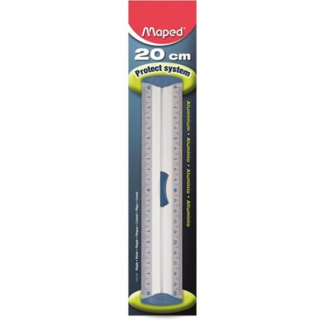 Maped 120120 righello 200 mm Alluminio (120120)