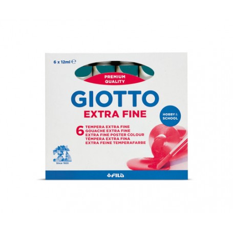 Giotto 352018 colore a tempera 12 ml Tubo Turchese (352018)