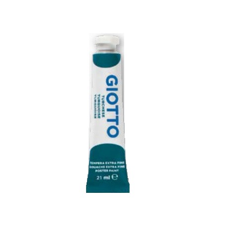 Giotto 355018 colore a tempera 21 ml Tubo Turchese (355018A)