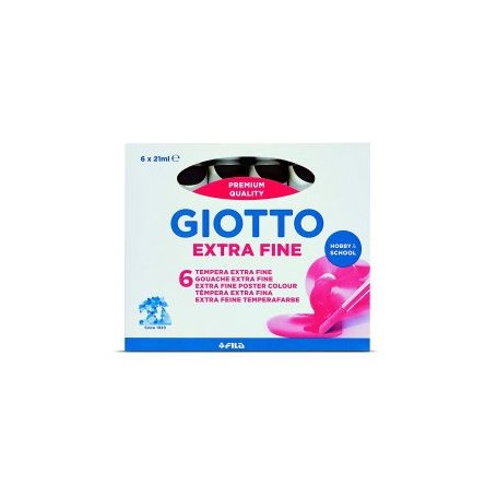 Giotto 355024 colore a tempera 21 ml Tubo Nero (355024)