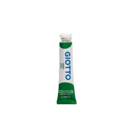 Giotto 355012 colore a tempera 21 ml Tubo Verde (355012)