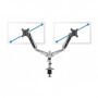 Digitus DA-90353 supporto da tavolo per Tv a schermo piatto 68,6 cm (27") Morsa Nero, Argento (DA-90353)