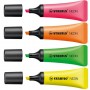 STABILO 72/10-1 evidenziatore 10 pz Punta smussata Verde, Arancione, Rosa, Giallo (72/10-1)