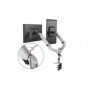 Digitus DA-90353 supporto da tavolo per Tv a schermo piatto 68,6 cm (27") Morsa Nero, Argento (DA-90353)