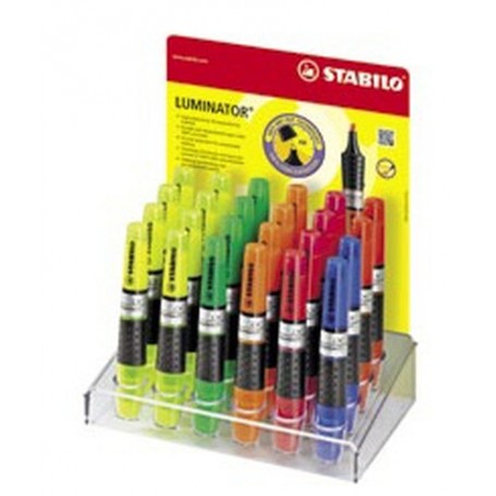 STABILO 71/24-4 evidenziatore 24 pz Blu, Verde, Arancione, Rosso, Giallo (71/24-4)