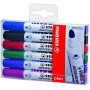 STABILO plan evidenziatore 6 pz Tipo di punta Nero, Blu, Verde, Lillà, Porpora, Rosso (641/6PL)