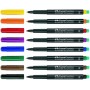 Faber-Castell 152504 marcatore permanente Nero, Blu, Oro, Rosso 4 pz (152504)