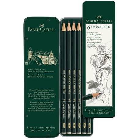 Faber-Castell 9000 Matita di grafite (119063)