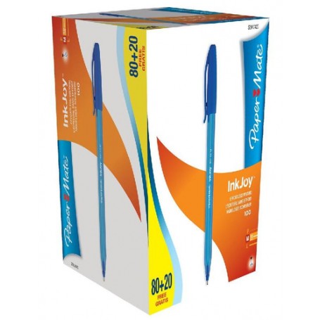 Papermate Inkjoy 100 Blu Penna a sfera Medio 100 pz (S0977420)