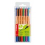 STABILO GREENpoint penna tecnica Nero, Blu, Verde, Lillà, Rosso, Turchese 6 pz (6088/6)