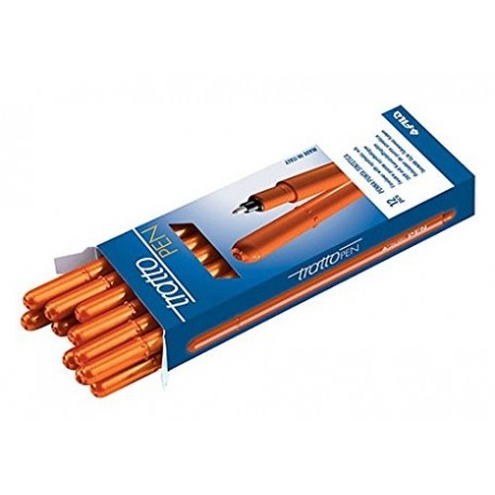 Tratto Pen penna tecnica Fine Arancione 12 pz (830707)