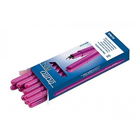 Tratto Pen penna tecnica Fine Fucsia 12 pz (830709)
