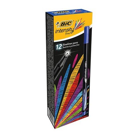 BIC fineliner Intensity marcatore Fine Blu 12 pz (942070)