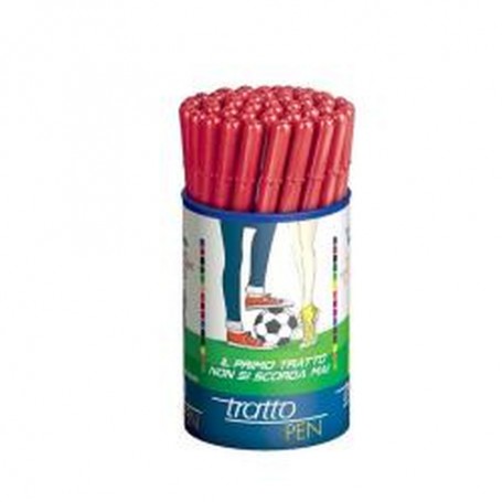 Tratto PEN marcatore Rosso 50 pz (807502)