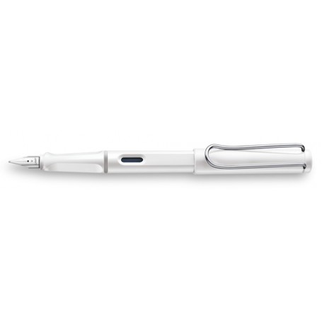 Lamy safari penna stilografica Sistema di riempimento della cartuccia Bianco 1 pz (1219677)