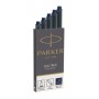 Parker 1950385 ricaricatore di penna Nero, Blu 5 pz (1950385)