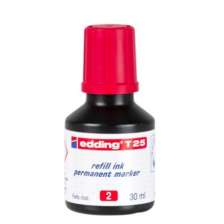 Edding T25 ricarica per evidenziatori Rosso 30 ml 1 pz (4-T25 002)