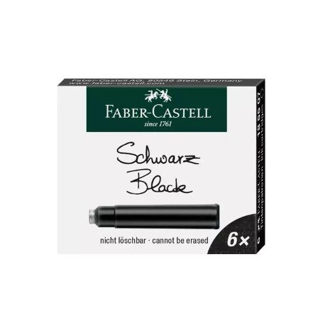 Faber-Castell Tintenpatronen Standard schwarz (185507)